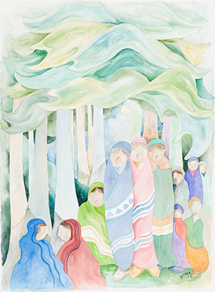 Daphne Odjig (1919-2016) - Singing to the Elders