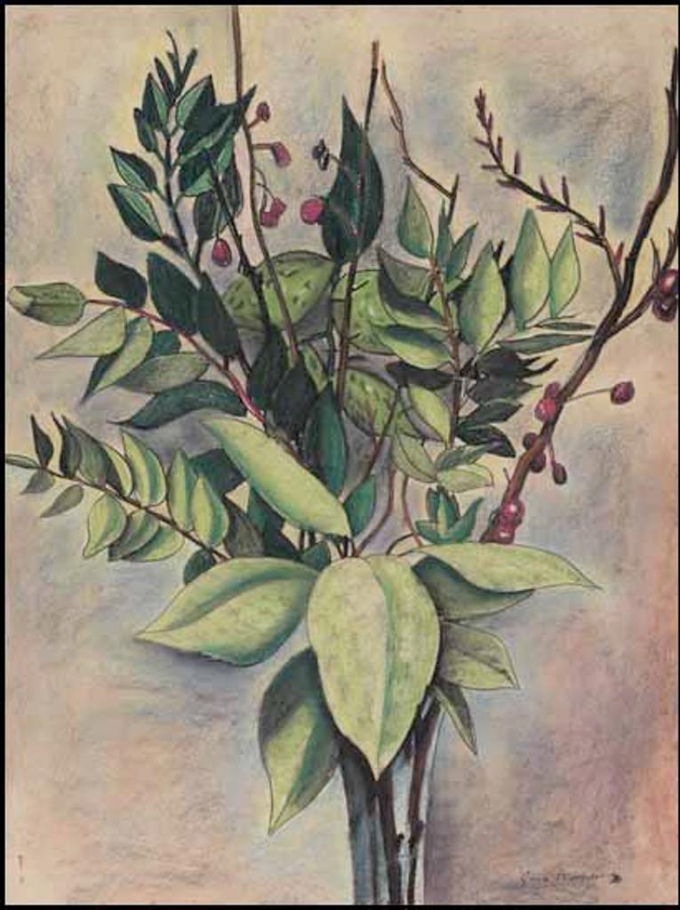Jack Leaonard Shadbolt (1909-1998) - Bouquet with Red Berries (J 37)