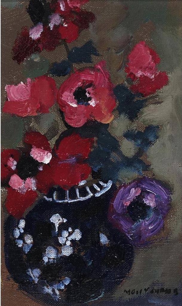 Molly Joan Lamb Bobak (1922-2014) - Anemones
