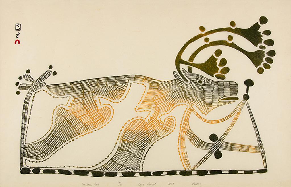 Pudlo Pudlat (1916-1992) - Caribou Tent