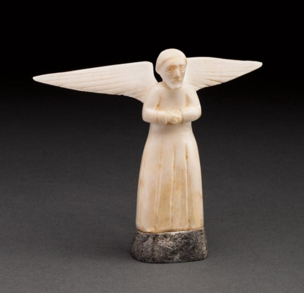 Mark Tungilik (1913-1986) - Ivory and grey stone,