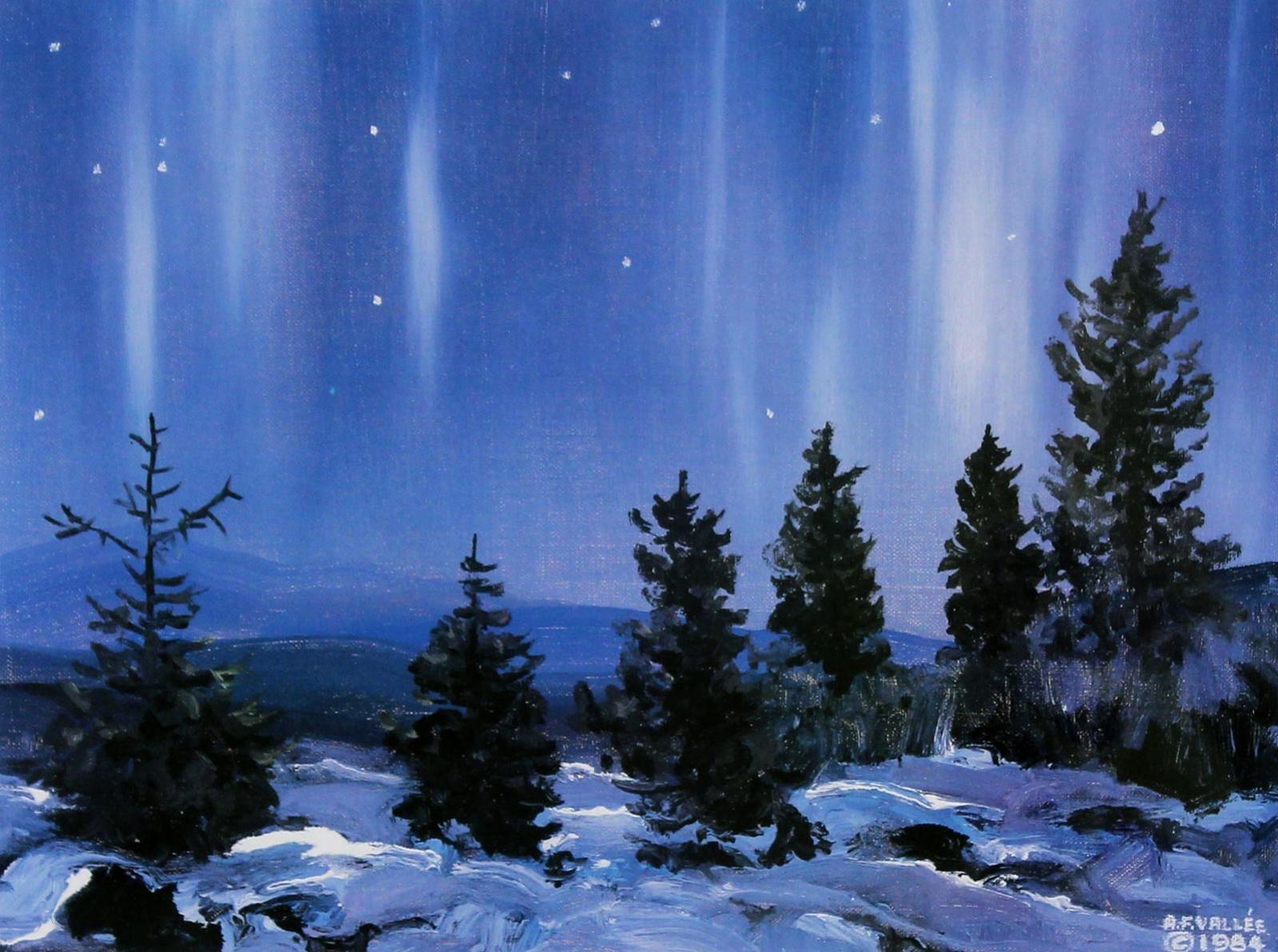 Armand Frederick Vallee (1921-2009) - Northern Lights; 1984; ed. #241/300