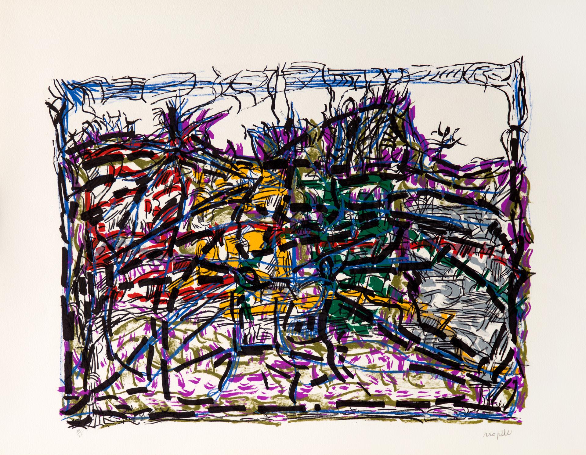 Jean-Paul Riopelle (1923-2002) - Force des forêts, 1976