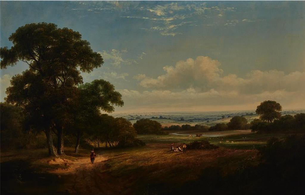Walter Heath Williams (1835-1906) - A Summer Evening In Suffolk