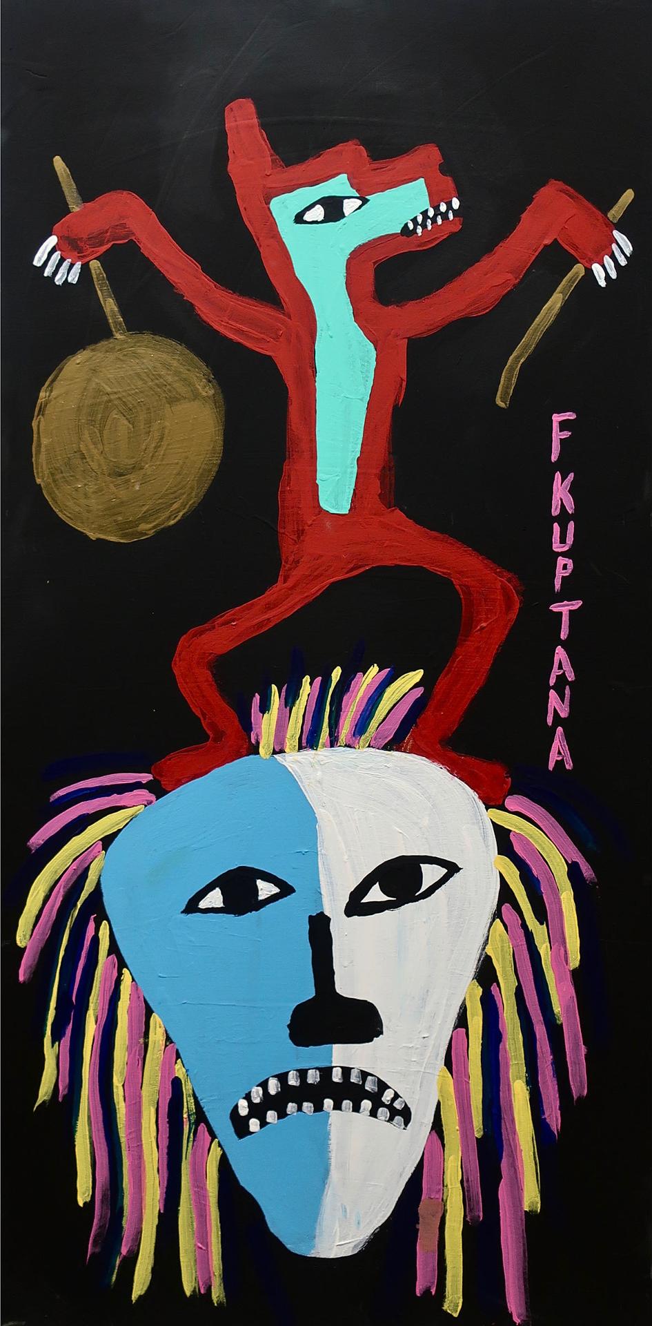 Floyd Kuptana (1964-2021) - Untitled (Drum Dancer)