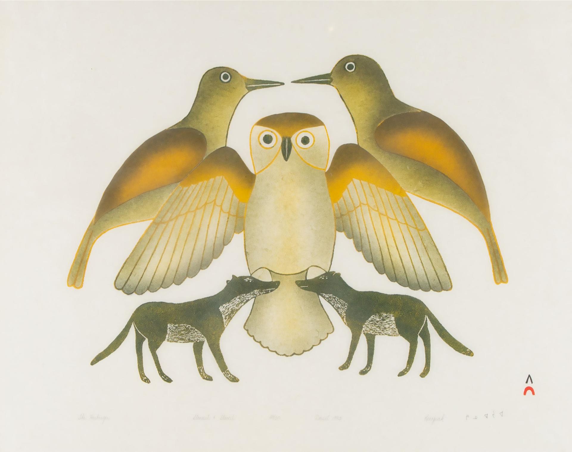 Kenojuak Ashevak (1927-2013) - The Harbinger