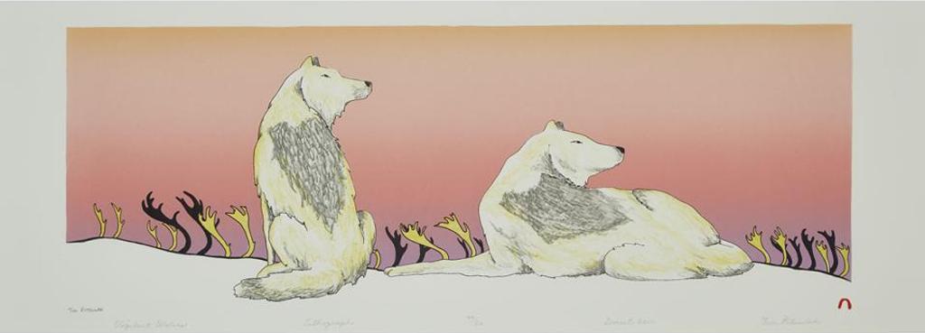 Tim Pitsiulak (1967-2016) - Vigilant Wolves