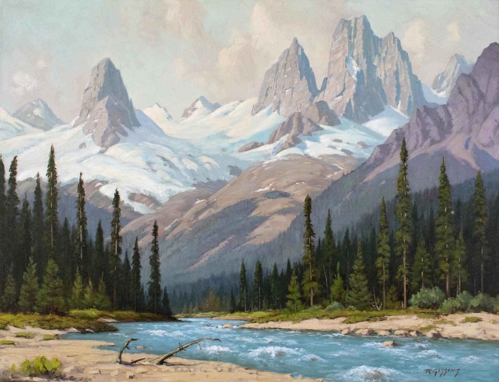 Roland Gissing (1895-1967) - The Bugaboo Spires