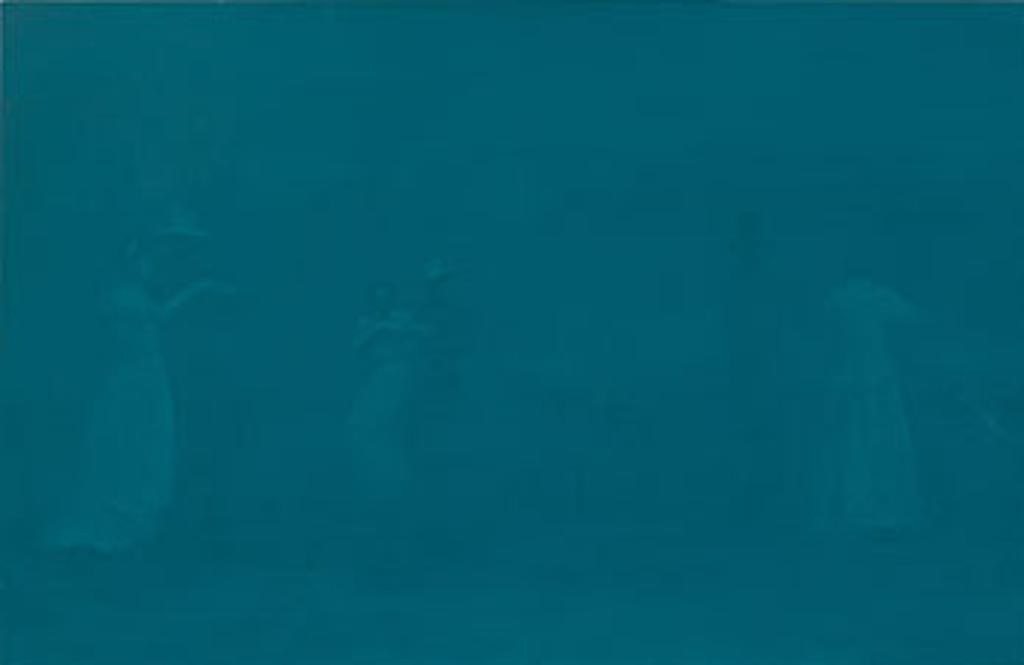 Neil Wedman (1954) - Turquoise Twilight Monochrome #1