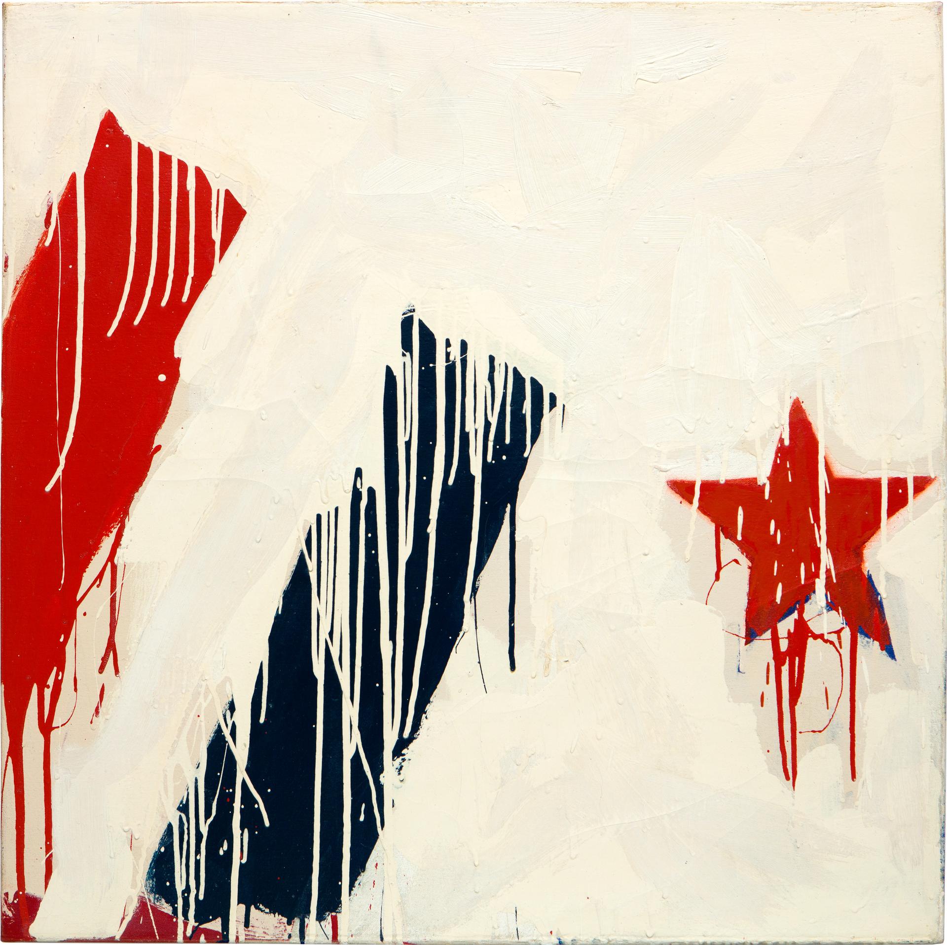 Serge Lemoyne (1941-1998) - Les Étoiles (rouge)