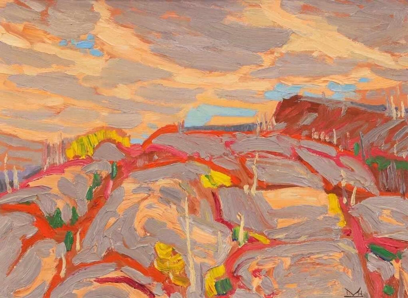 Illingworth Holey (Buck) Kerr (1905-1989) - Blueberry Red, Gowganda; 1967