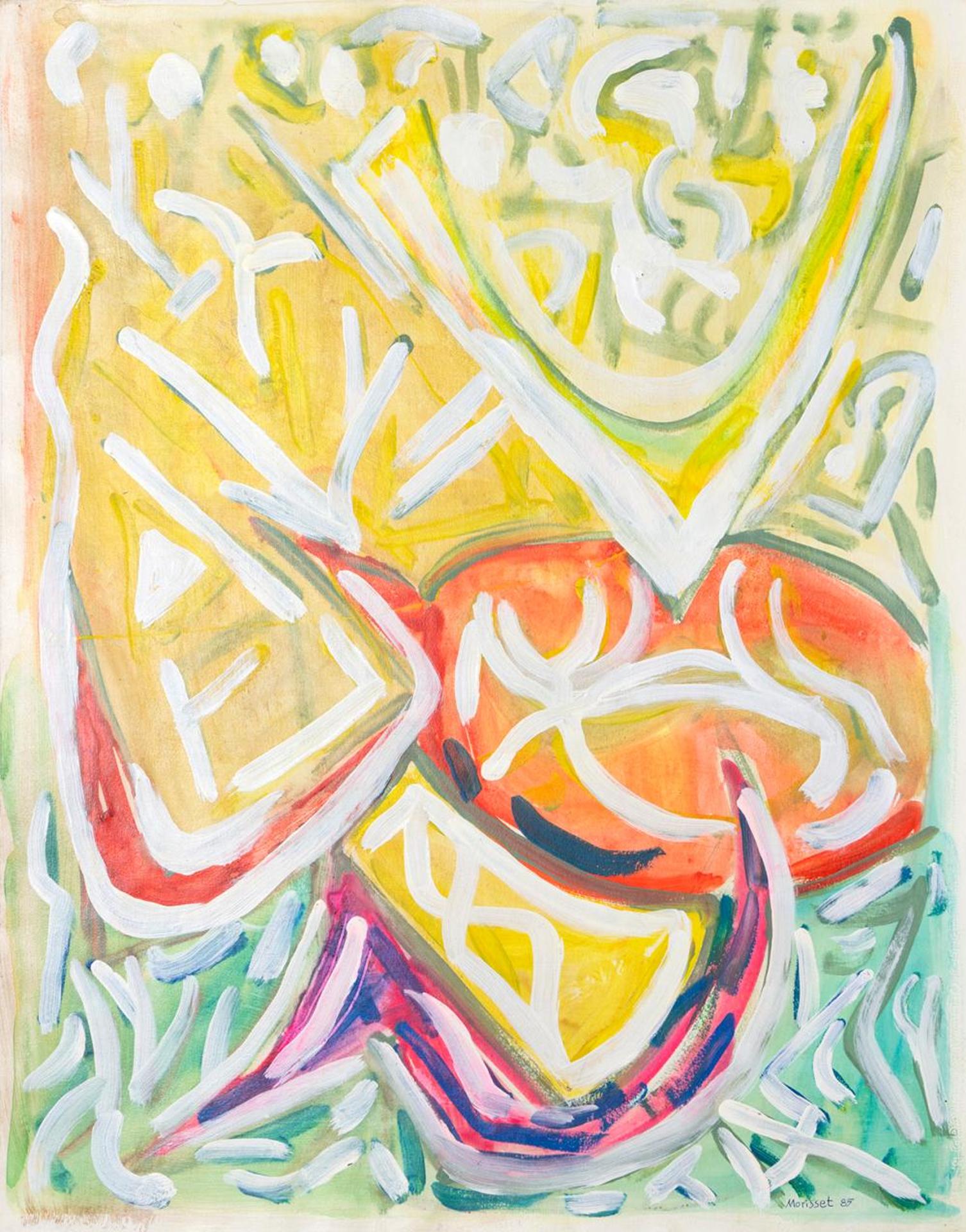 Bernard Morisset (1924-2009) - Orage Volcanique