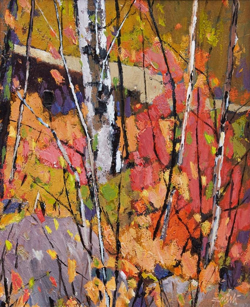 Donald Appelbee Smith (1917) - Muskoka Scarlet and Gold; Untitled Landscape