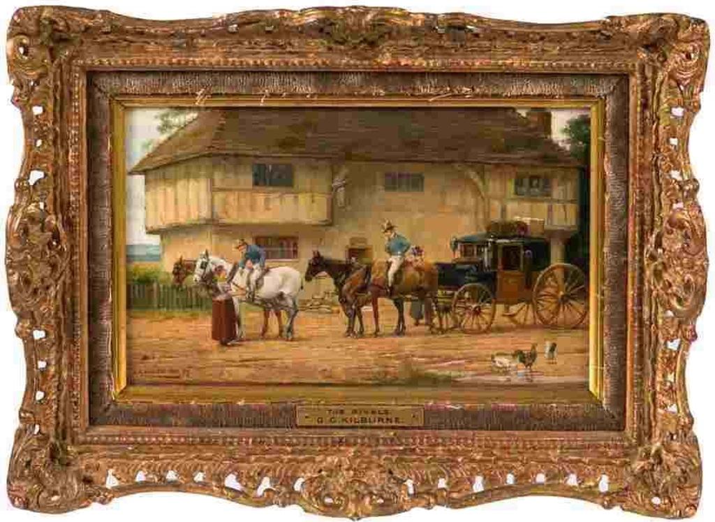 George Goodwin Kilburne (1839-1924) - The Rivals