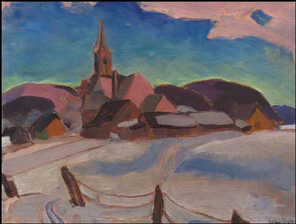 Andre Charles Bieler (1896-1989) - St. Francois Village Church, Ile D'Orleans