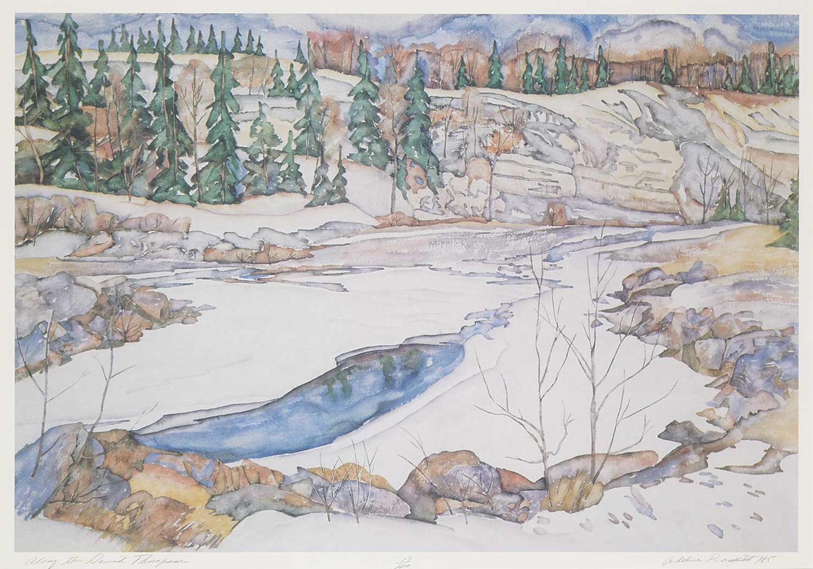 Adeline Rockett (1929) - Along the David Thompson  #13/100