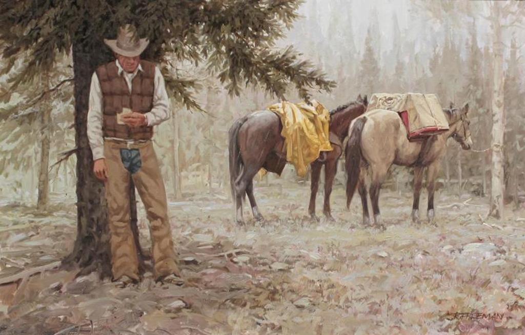 Richard (Dick) Audley Freeman (1932-1991) - Waiting It Out; 1980