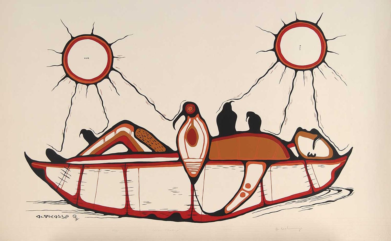 Blair Debassige (1961) - Man Floating #65/95