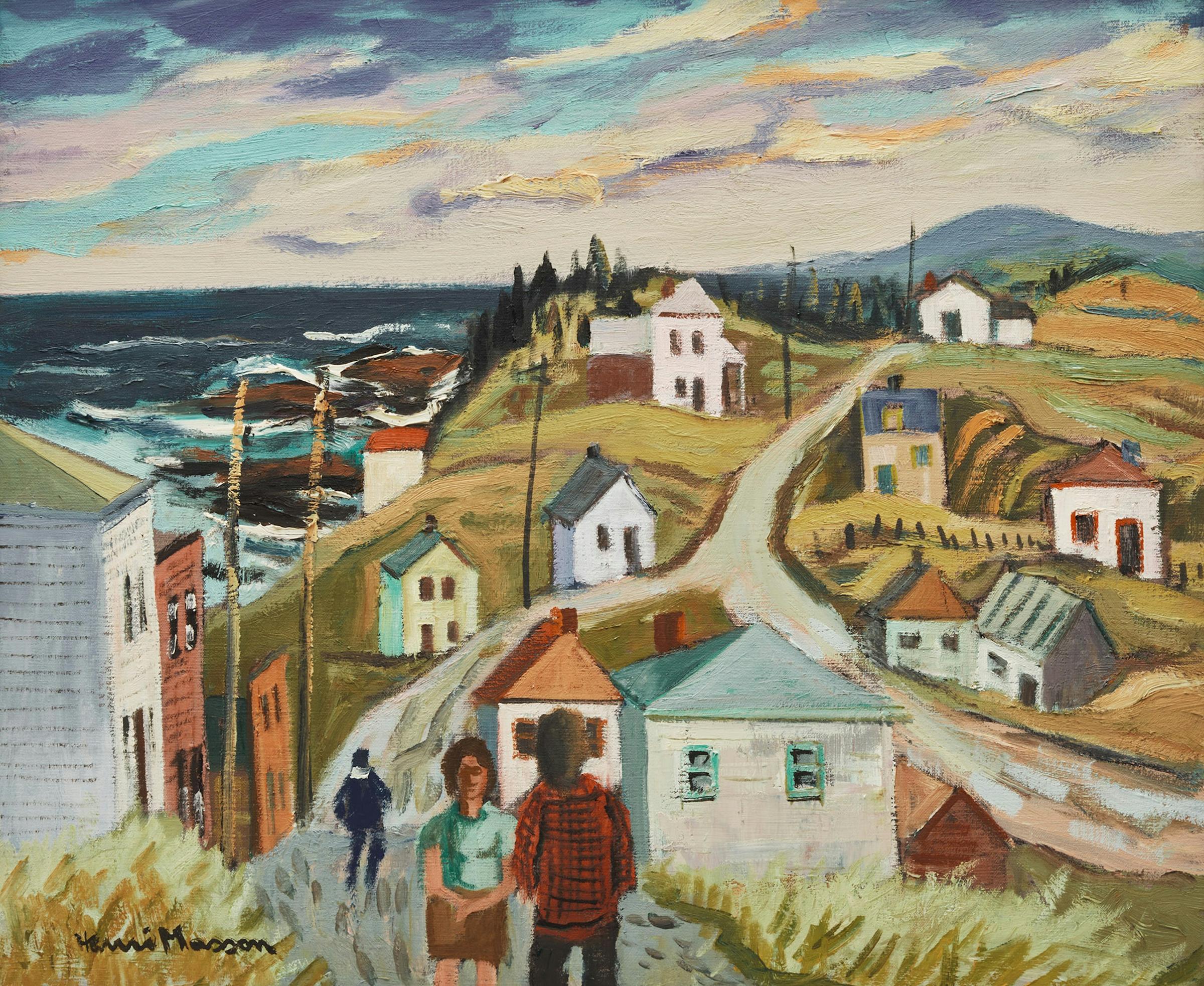 Henri Leopold Masson (1907-1996) - Pointe à la frêgate, Gaspésie