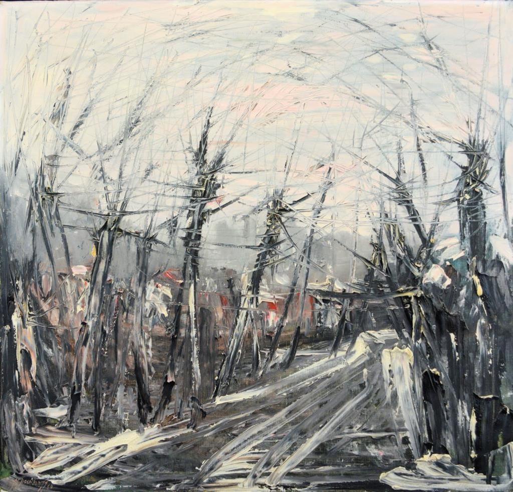 Moses (Moe) Martin Reinblatt (1917-1979) - Along the Tracks