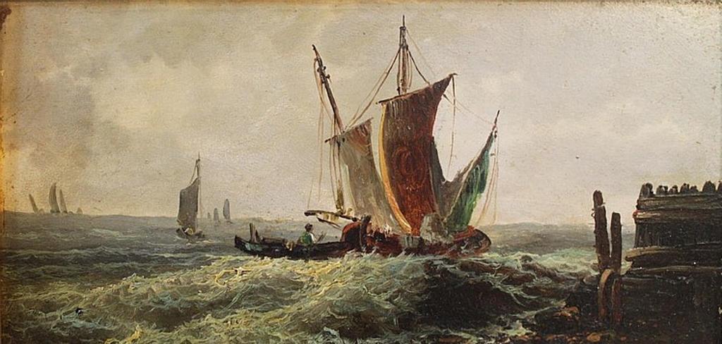 Charles Napier Hemy (1841-1917) - Close To Shore