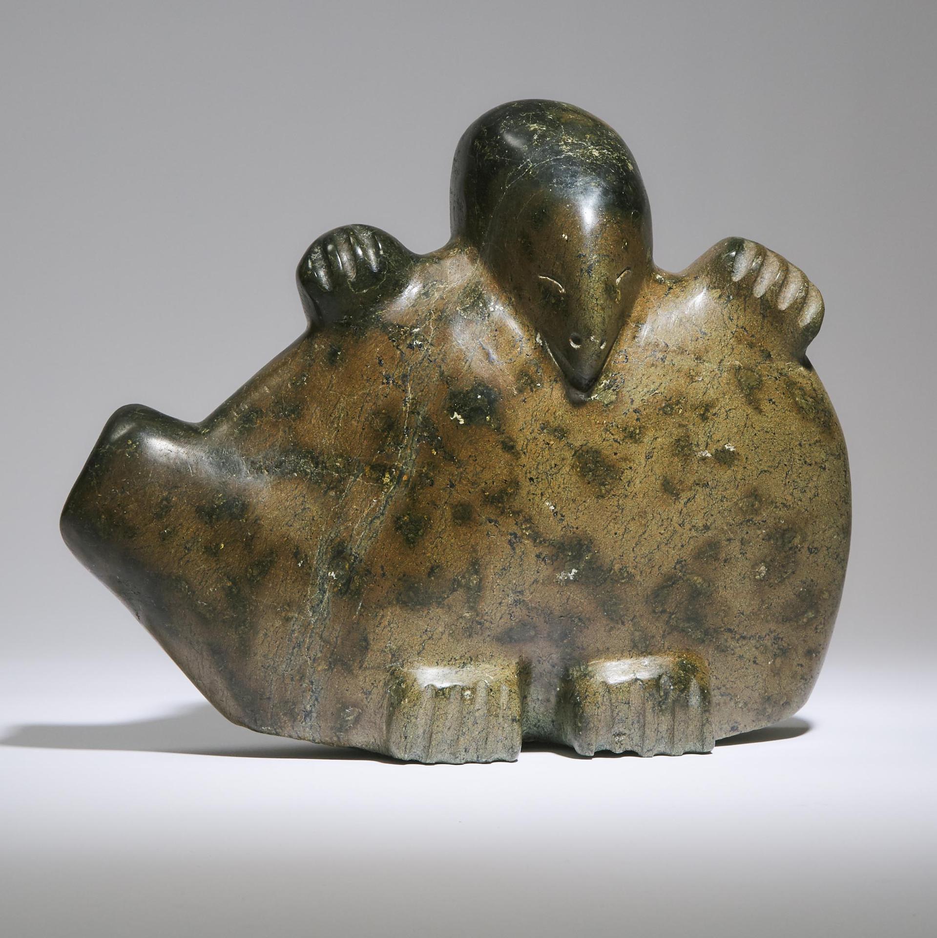 Latcholassie Akesuk (1919-2000) - Preening Bird