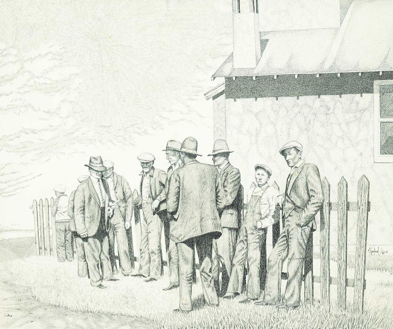 M. Cardinal - Untitled - Men by the Fence