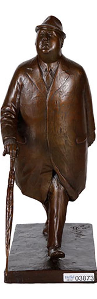 William Hodd (Bill) McElcheran (1927-1999) - Man with Umbrella (03873/A89-219)