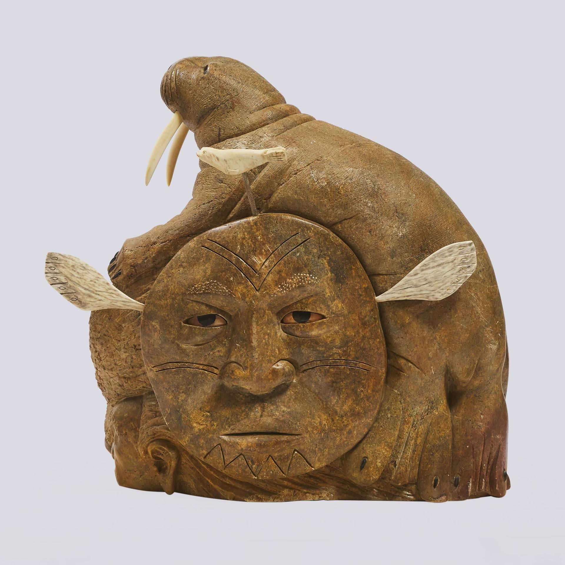 Manasie Akpaliapik L (1955) - The Meeting Of Two Tribes