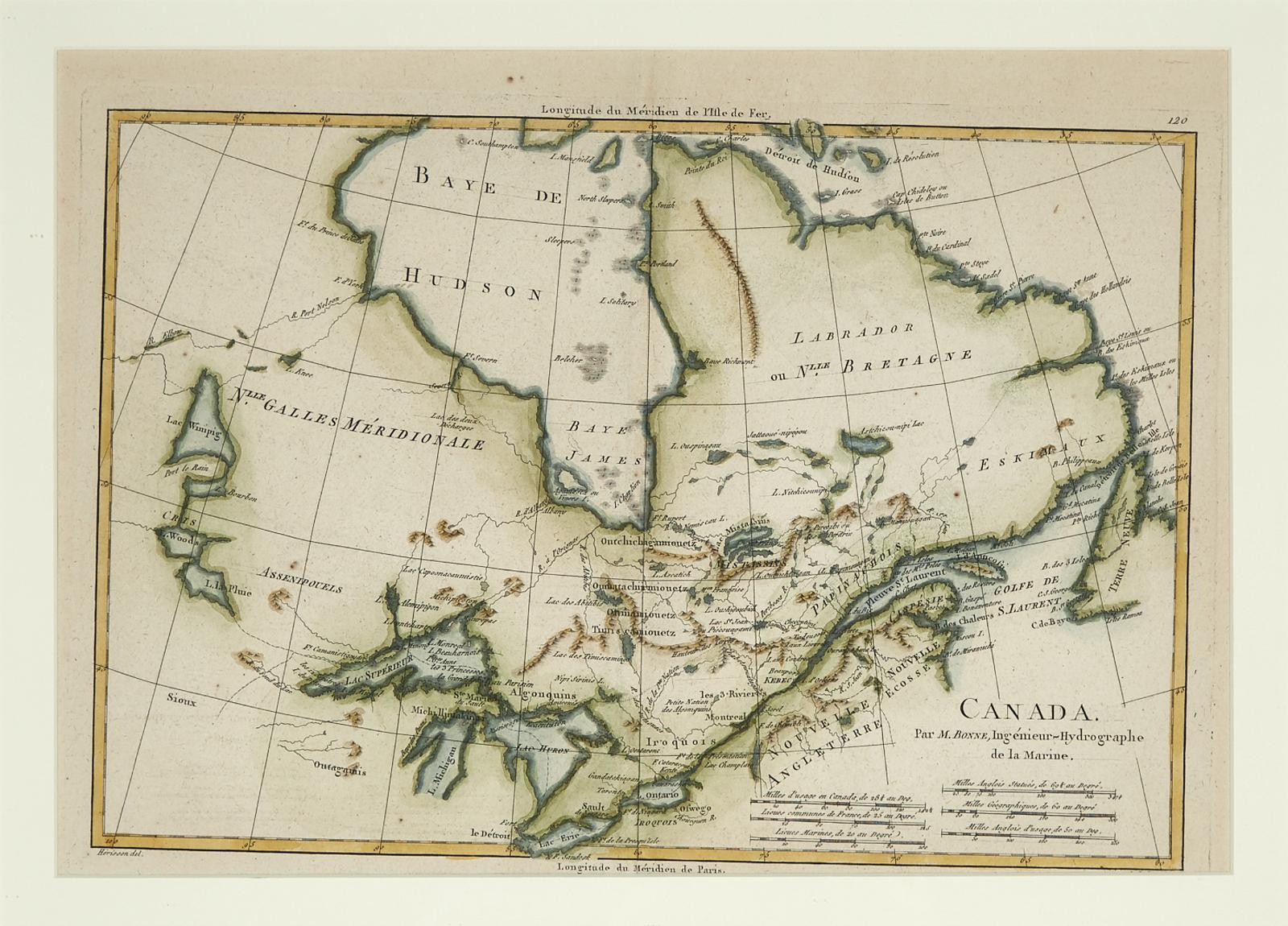 Rigobert Bonne (1727-1794) - Canada
