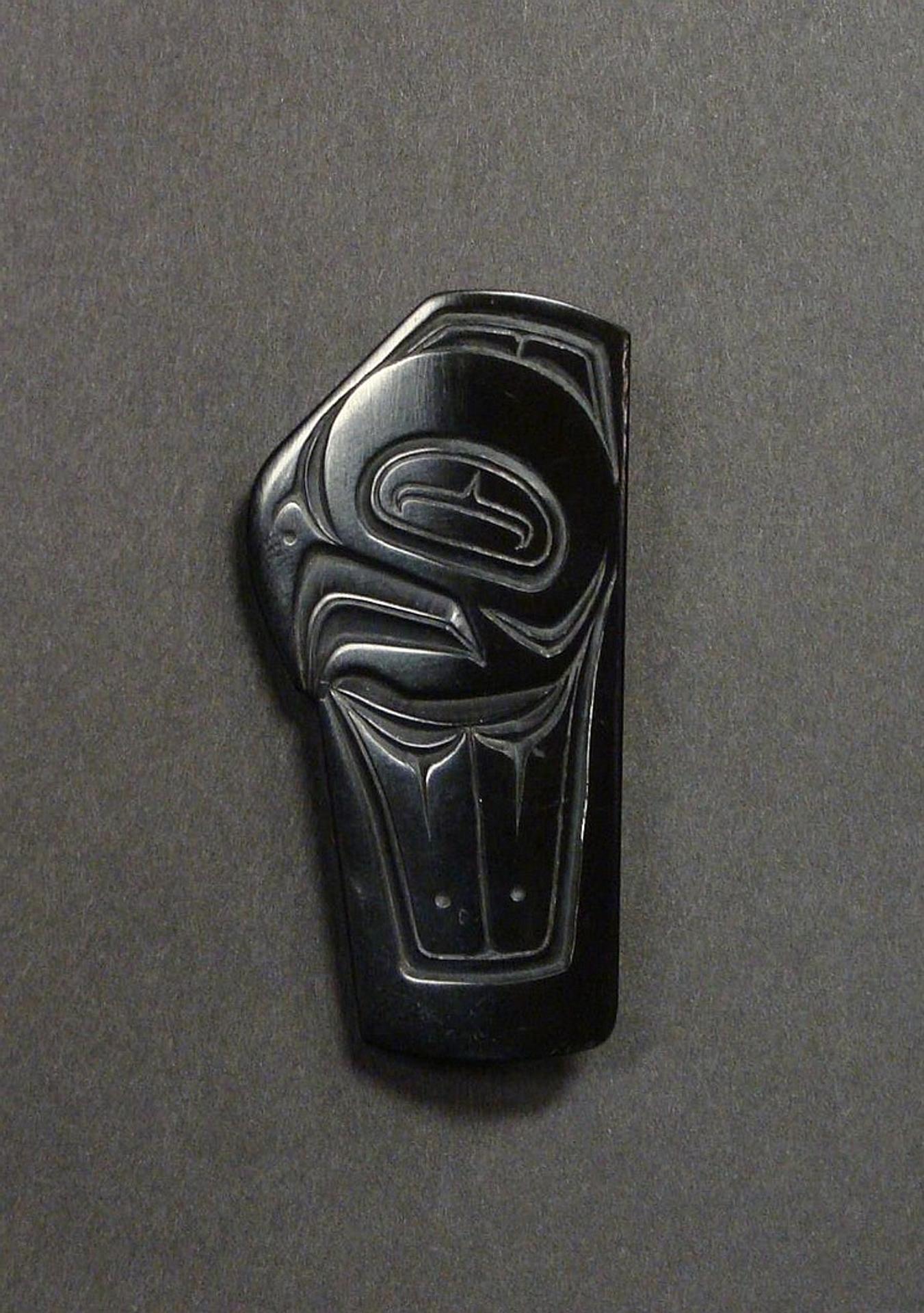 Denny Dixon (1944) - argillite Eagle brooch