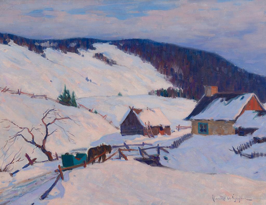 Clarence Alphonse Gagnon (1881-1942) - Evening Glow, Laurentians (Dernières lueurs)
