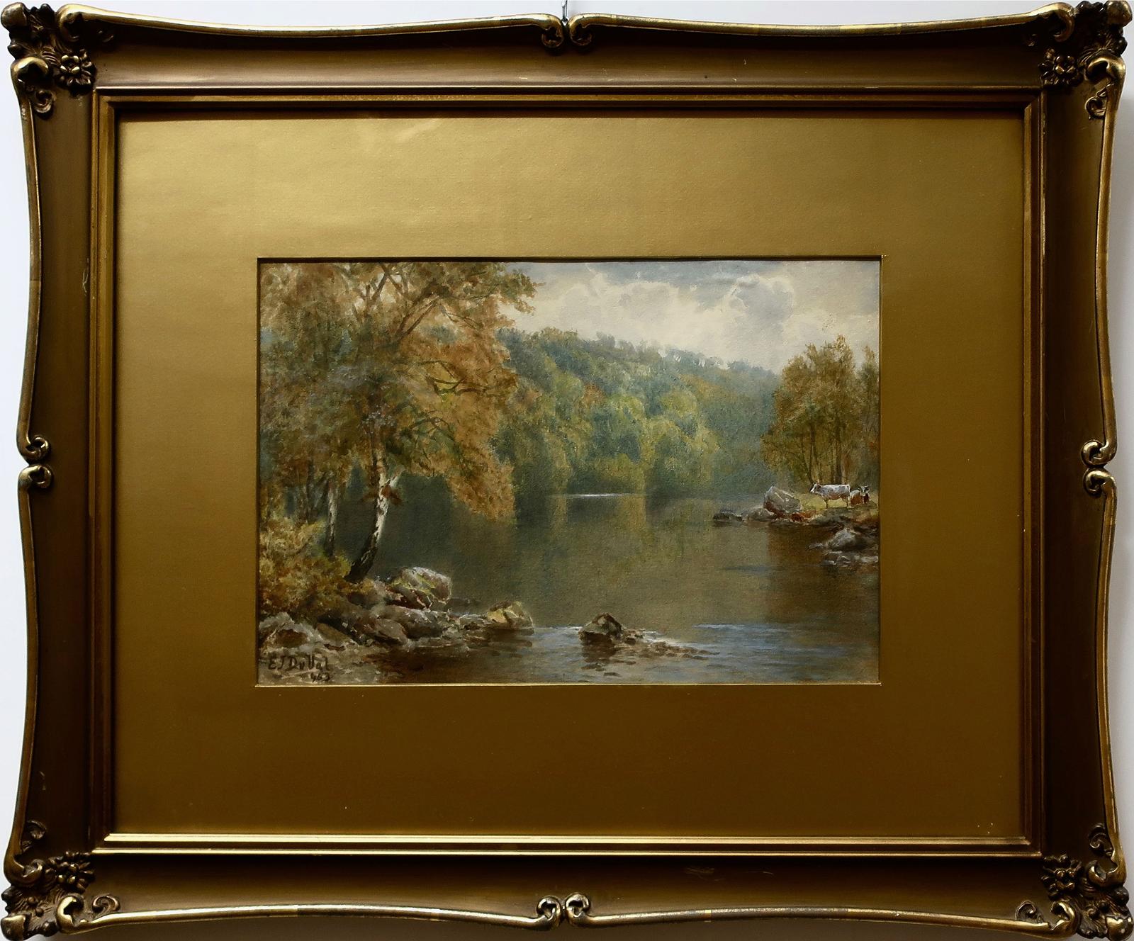 Edward John Du Val (1876-1916) - On The Wear, Durham