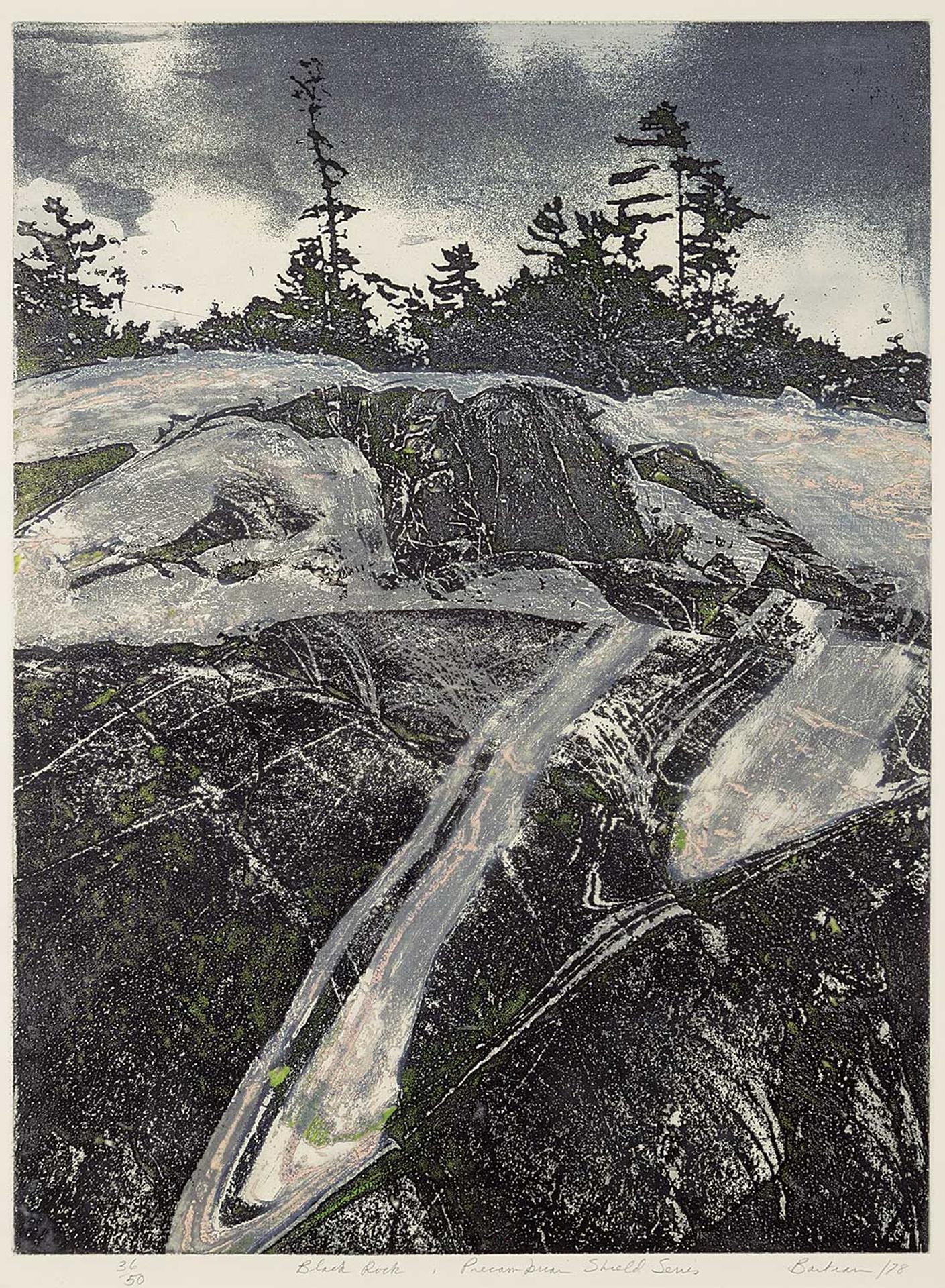 Edward John (Ted) Bartram (1938-2019) - Black Rock, Precambrian Series  #36/50