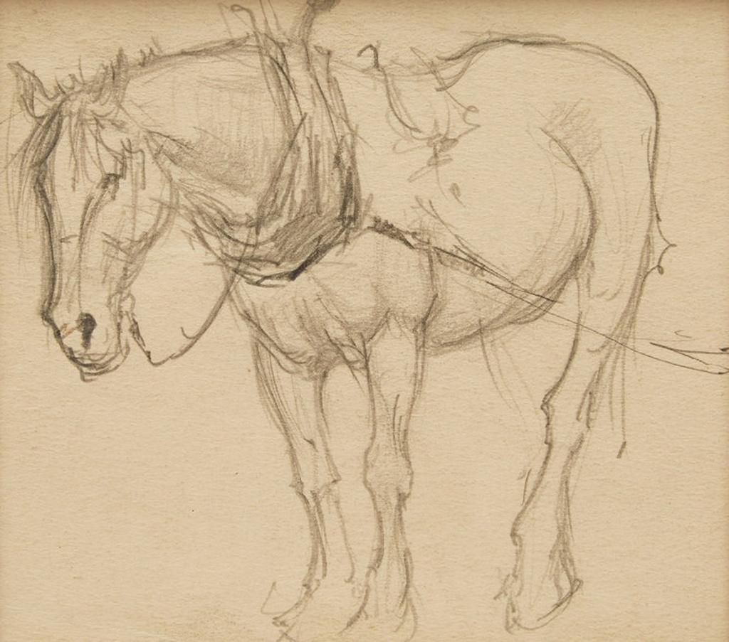 Manly Edward MacDonald (1889-1971) - Horse; Woman in Profile; Country House