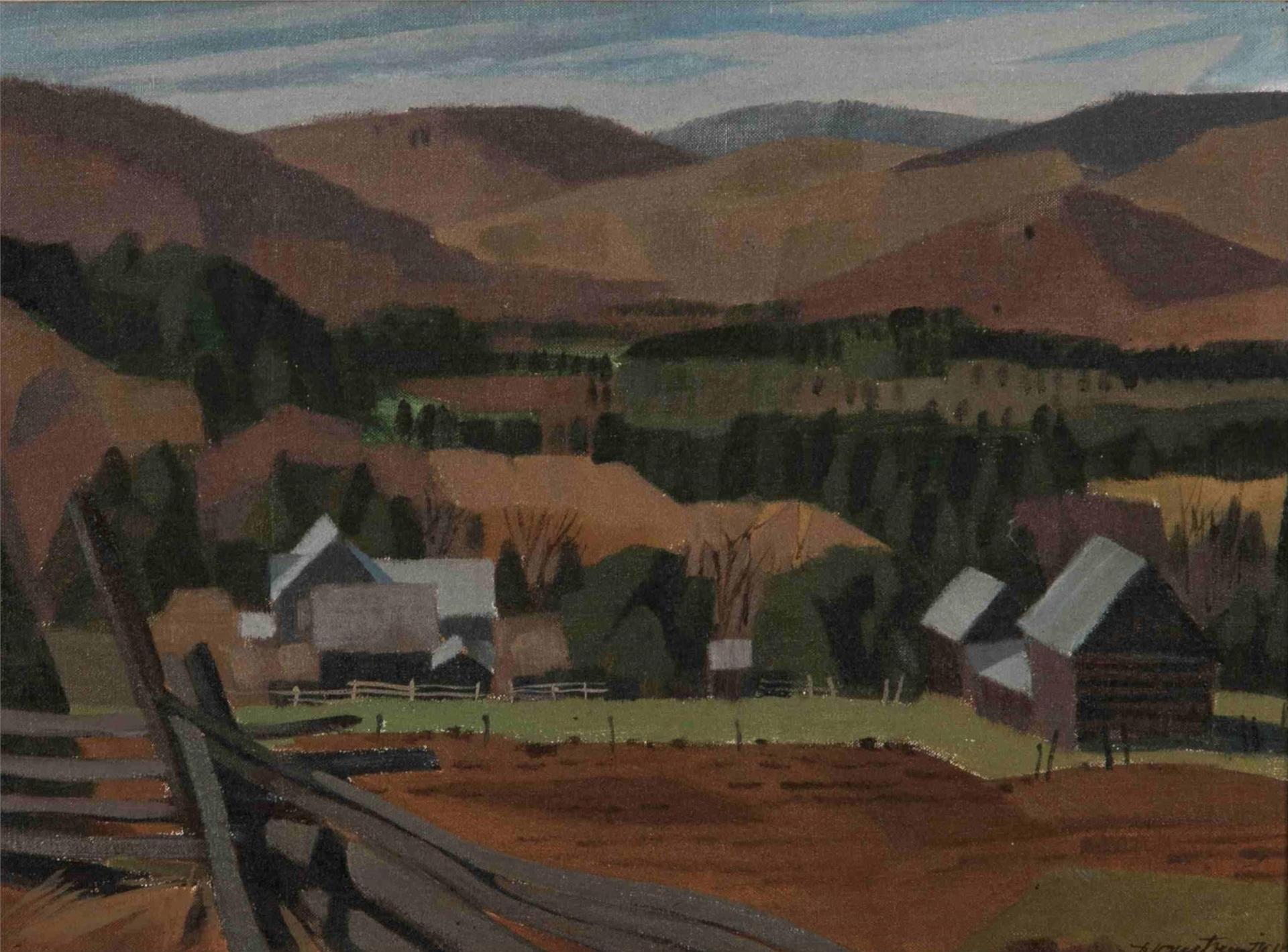 Donald Mackay Houstoun (1916-2004) - Farm, Palmer Rapids (1975)
