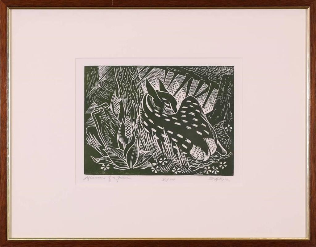 Illingworth Holey (Buck) Kerr (1905-1989) - Afternoon of a Fawn; ed. #30/100