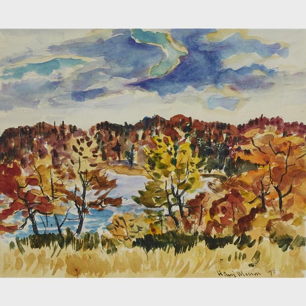 Henri Leopold Masson (1907-1996) - October, Gatineau River