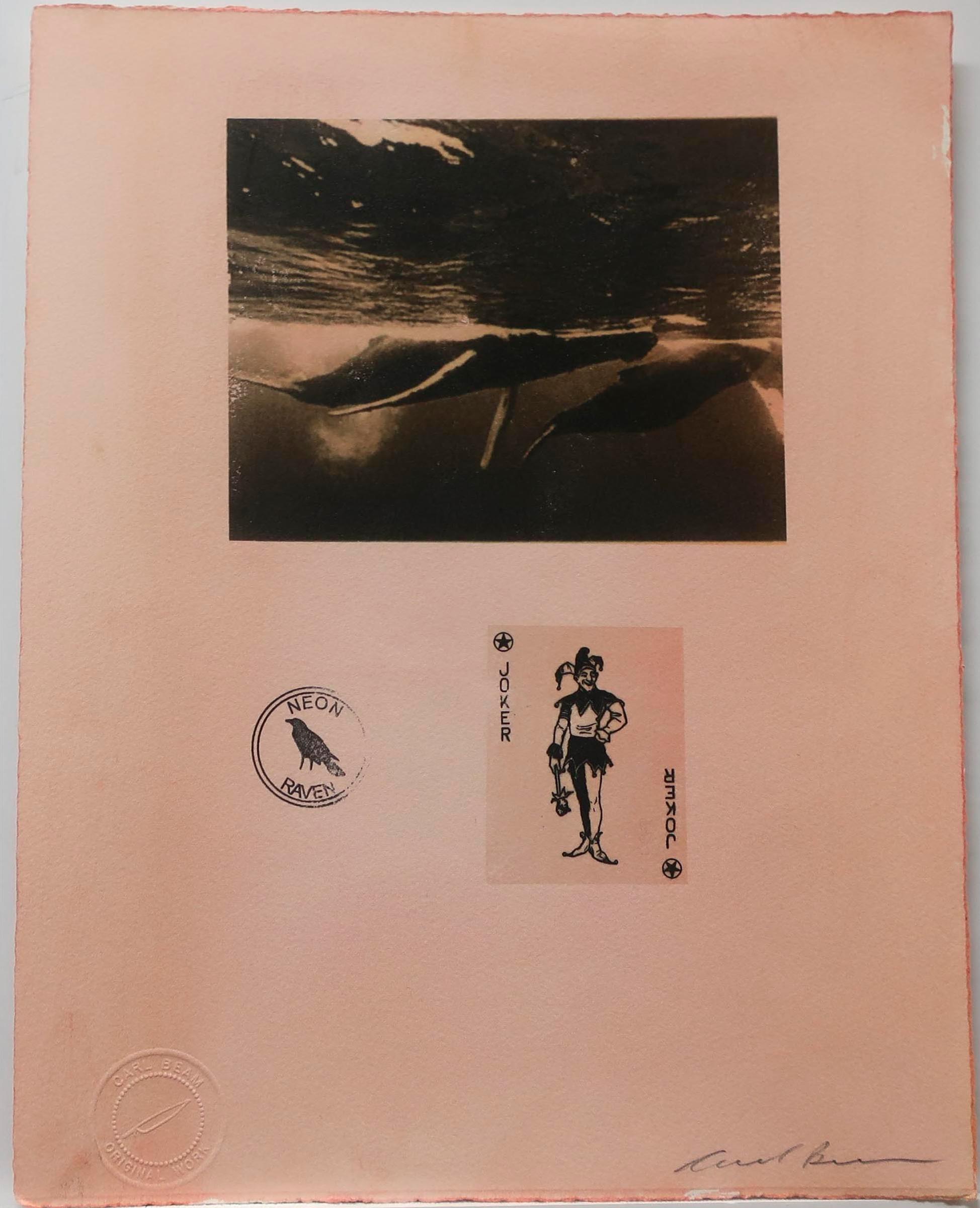 Carl Beam (1943-2005) - Two Whales/Joker