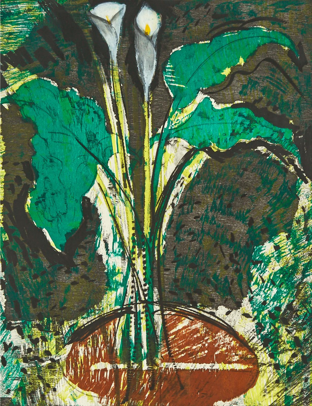 Jim Dine (1935) - Calla Lilies, Verona Ii, 1992