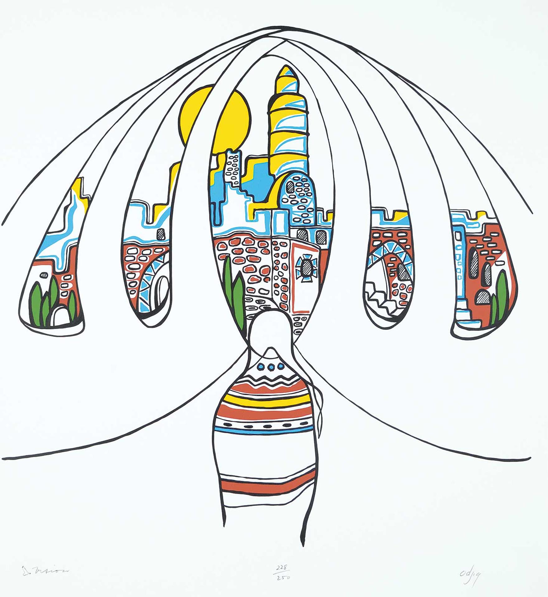 Daphne Odjig (1919-2016) - Visions  #228/250