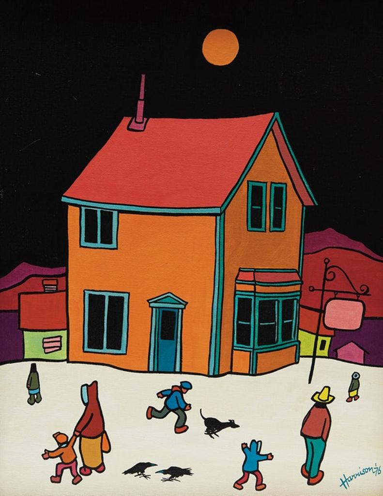 Ted Harrison (1926-2015) - House of the Harveys, Atlin