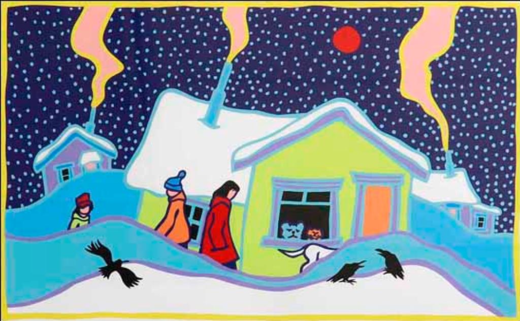 Ted Harrison (1926-2015) - Dog House (02822/2013-3152)