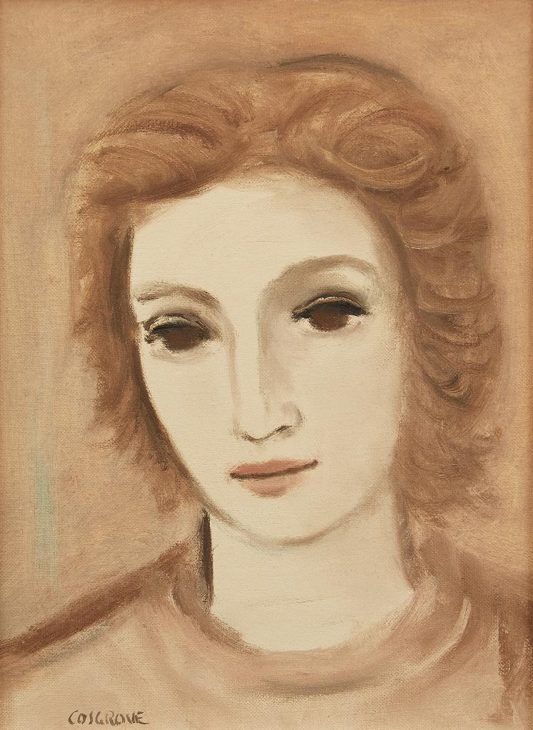 Stanley Morel Cosgrove (1911-2002) - Portrait of a Young Girl