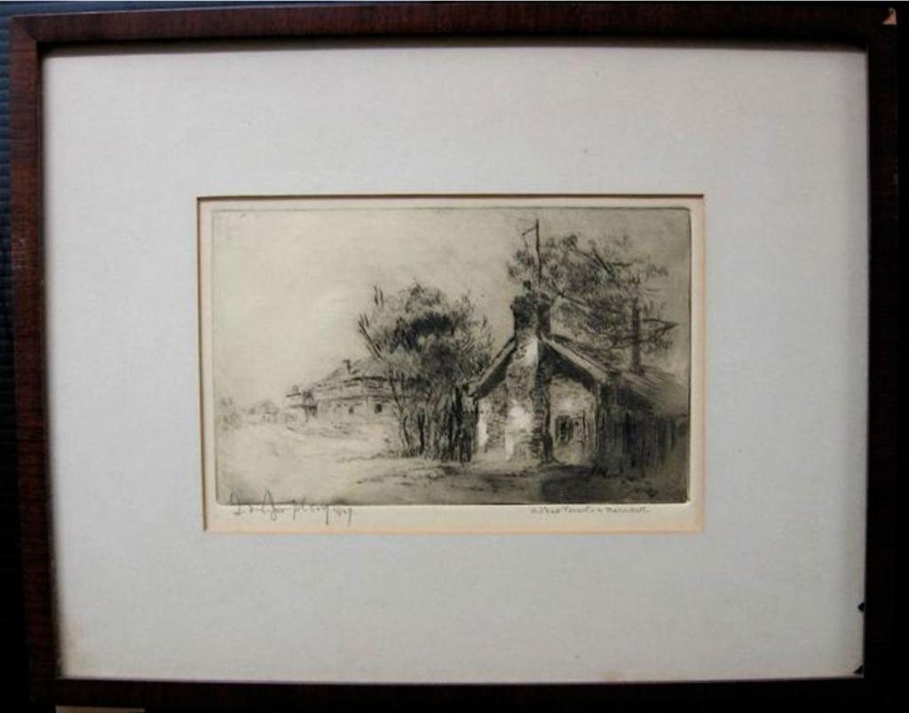 Frederick Waistell Jopling (1860-1945) - Old Fort Toronto & Barrack; Early Home Of Sir John A. Macdonald
