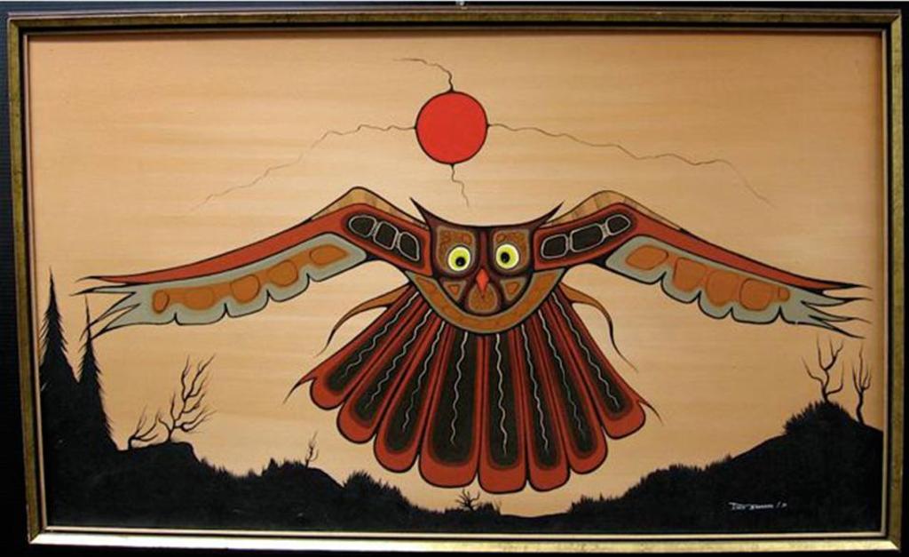 Ivan Shawana (1960) - Owl In Flight