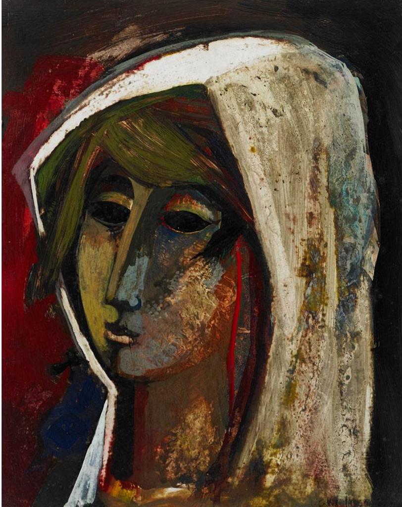 Jesus Carlos de Vilallonga (1927-2018) - Woman With A White Scarf