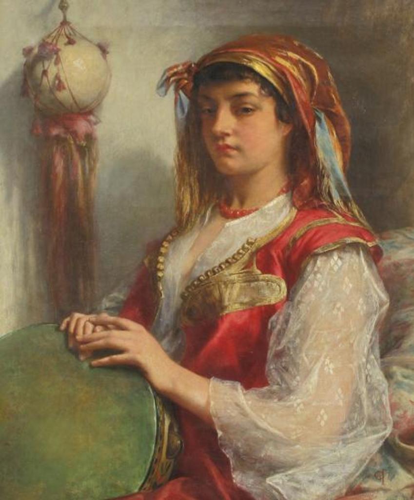 Alfred W. Elmore (1811-1881) - An Eastern Model; 1878