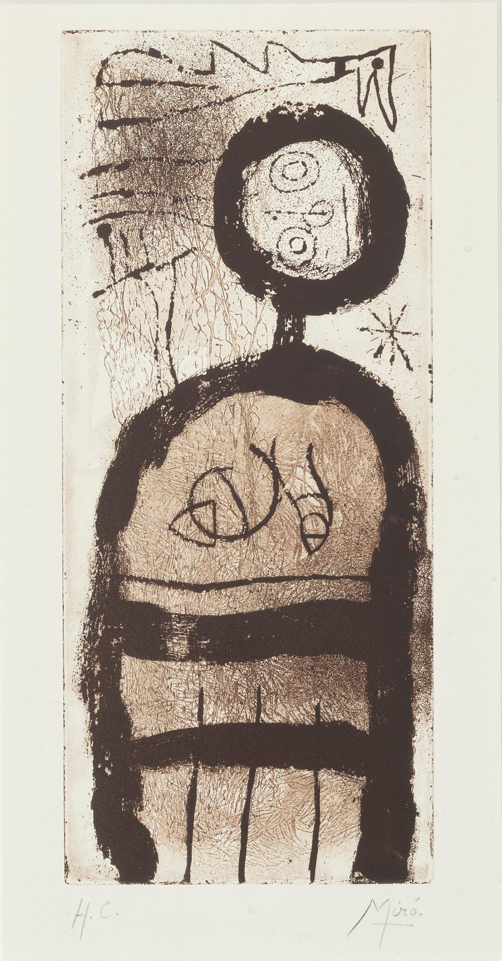 Joan Miró (1893-1983) - La Créole (D 147), 1958
