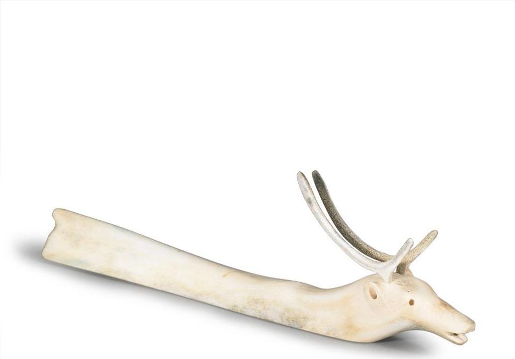 Jacob Irkok (1937-2009) - Swimming Caribou